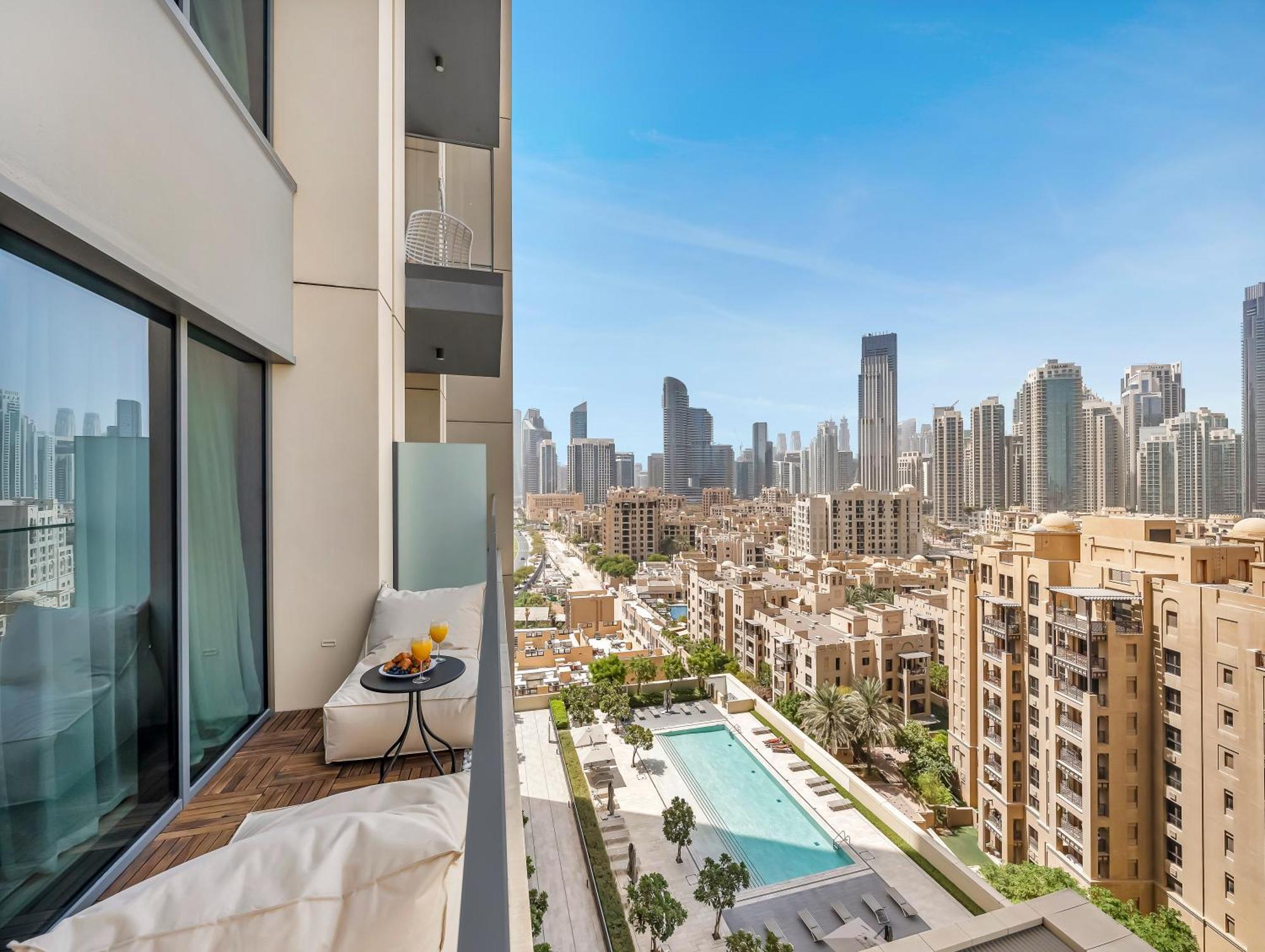 Smartstay At Burj Royale - Full Burj Khalifa View - Brand New Luxury Apartments Дубай Экстерьер фото